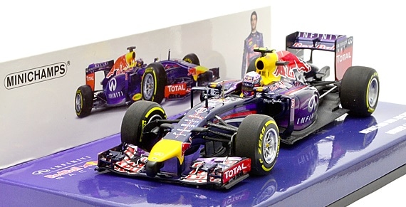 ミニカー　1/43 Infiniti Red Bull RB10 Winner Canada GP 2014 TOTAL #3(パープル×レッド×オレンジ) [S3031] Amazon | Minichamps 1/43 インフィニティ レッドブル ルノー