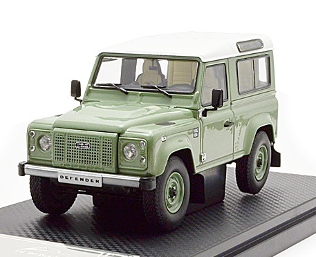 1/43 ランドローバー　ディフェンダー90 ヘリテージエディション　ミニカー オールモストリアル 1/43 ランドローバー ディフェンダー 90