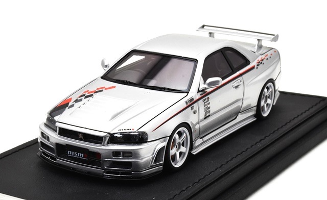 イグニッションモデル 1/43 ニスモ R34 GT-R Z-tune シルバー イグニッションモデル 1/18 ニスモ R34 GT-R Z-tune シルバー