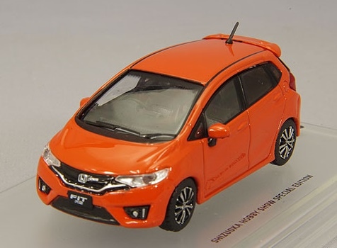 イノモデル 1/64 ホンダ フィット 3 RS サンセットオレンジ 静岡