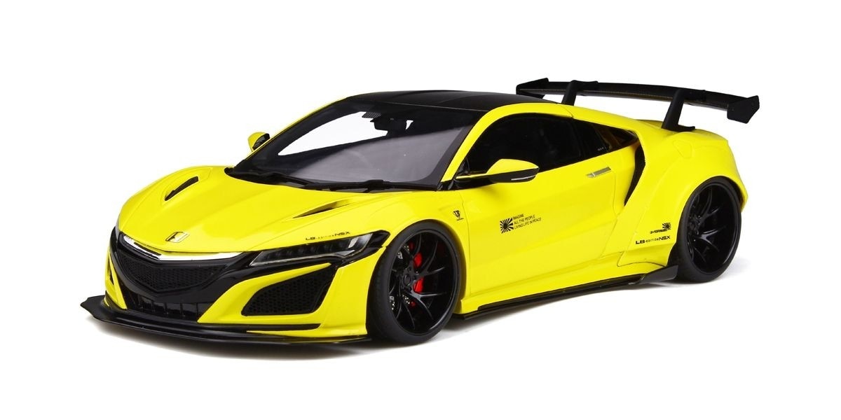 GTスピリット 1/18 ホンダNSX Customizer car By LB☆WORKS(イエロー 