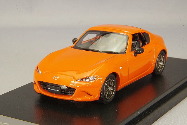 マツダ　ロードスターRF 　1/43 ハイストーリーミニカー 1/43 MAZDA ROADSTER RF (2016)セラミックメタリック【HS194SL