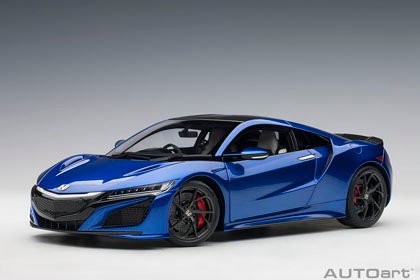 AUTOart オートアート ホンダ NSX NC1 青ブルー オートアート AUTOart 1/18 ホンダ NSX (NC1) 2016 ヌーベル