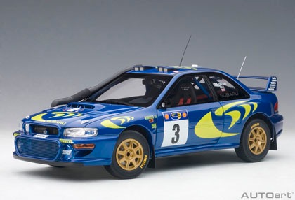 最適な価格 オートアート 1/18 スバル インプレッサ WRC 1997 ＃3 （コリン 自動車