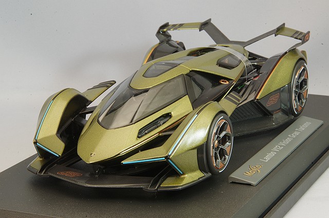 マイスト 1/18 ランボ V12 グランツーリスモ 青 奉仕品 マイスト 1/18 ランボルギーニ V12 ビジョン