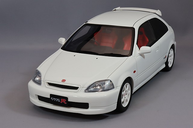 ホンダ シビックタイプR ホワイト 1/18 1/18 ホンダ シビック TYPE R チャンピオンシップホワイト