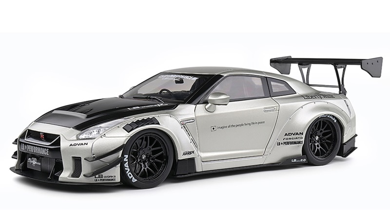 ソリド 1/18 日産 GT-R R35 LB-WORKS 2020 シルバー | すべての商品