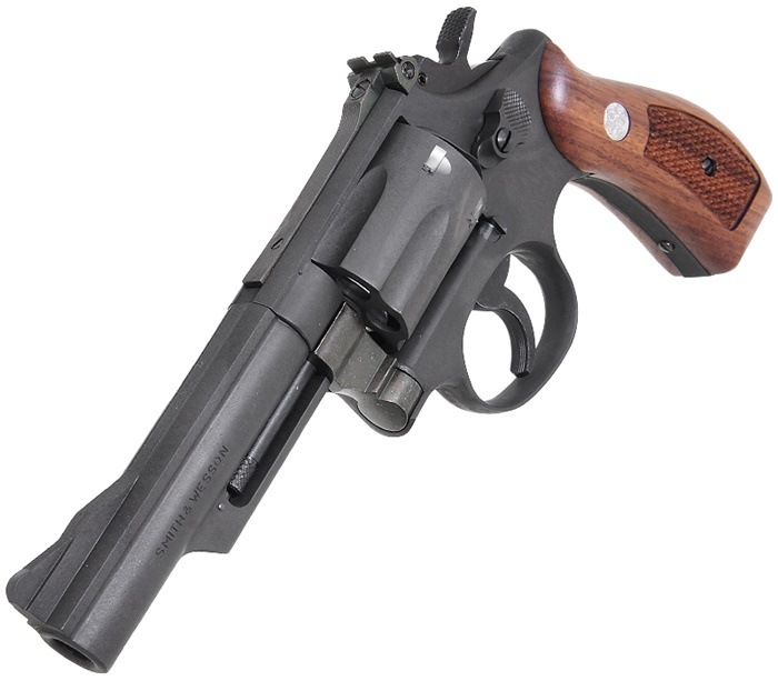 HWS東京店カスタムS&W M19 ラウンドグリップHW 4インチ HWS 東京店カスタム2024 スマイソン 4インチ ブルーブラック HW