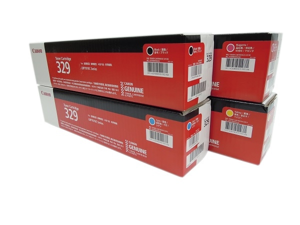 キヤノン Canon カートリッジ329 4色セット（K、M、Y、C 各1本