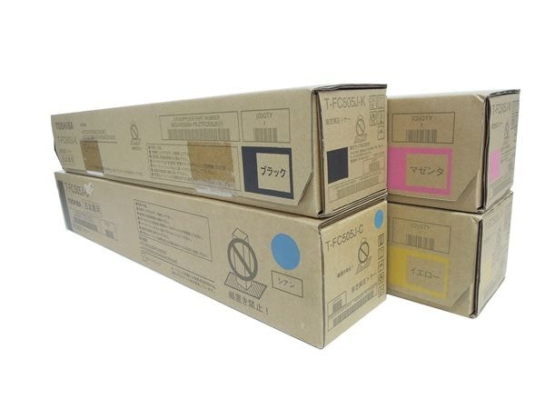 TOSHIBA トナーカートリッジ T-FC505J 4色セット TOSHIBA 【4色セット】東芝 T-FC505J-K, C,M,Y （黒・青・赤・黄