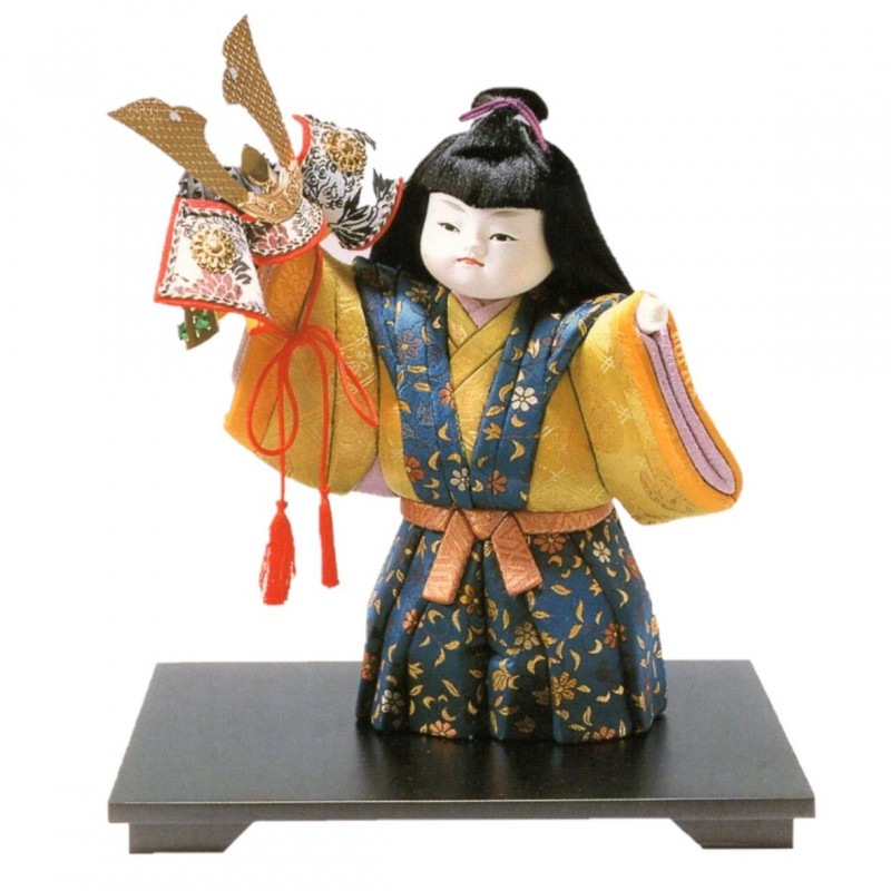 東芸木目込人形キット 【五月・兜】 K063-13【若竹】端午の節句 手作り五月人形-とりい 洋裁・手芸・手編みの材料・道具専門店