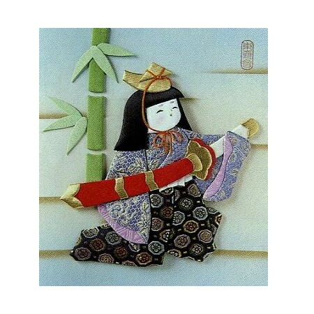 押し絵、タペストリ－、兄弟で端午の節句 端午の節句タペストリー 金太郎 飾って遊べる楽しい壁掛けです