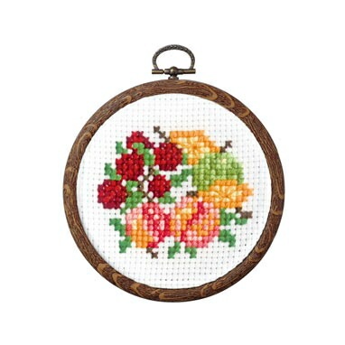 Amazon | 刺繍キット クロスステッチ ギフト 農家の庭,植物の葉