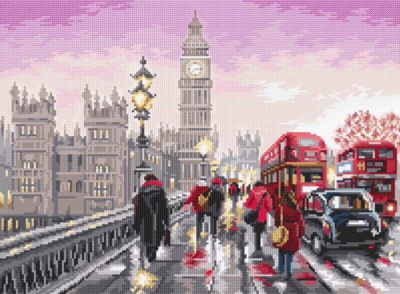 PANNA 刺繍　ウエストミンスターブリッジ　イギリス　完成品 PANNA 刺繍ウエストミンスターブリッジイギリス完成品