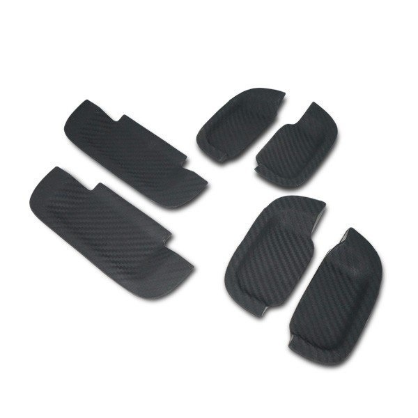 DA17 バン エブリィワゴン ドアハンドル ラバープロテクター ブラック 品質保証，定番 HXS ドアノブ アンダー プロテクター エブリイバン