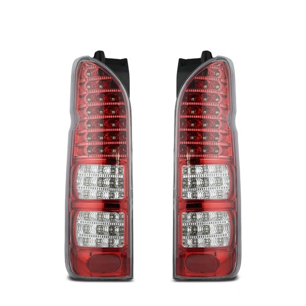 ハイエース200系 フルLEDテール 社外品 赤レンズ 200系 ハイエース 1型～5