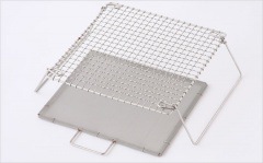 辻和金網　足付万能網2サイズセット　新品未使用品 辻和金網｜足付き焼き網 - パンと日用品の店 わざわざ(パント