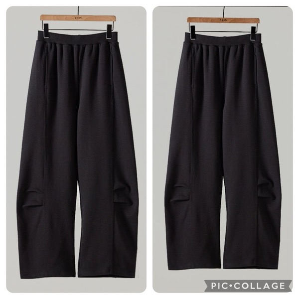 本日のみ　YENN KNEE TUCK SWEAT PT /新品タグ付き YENN（イエン）KNEE TUCK SWEAT PT /Y253-31078 | B'2nd（ビー