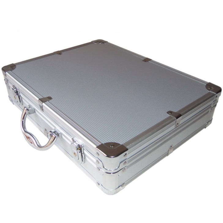 【中古】 アタッシュケース 《シルバー》 アルミ合金 アルミケース DJ機材