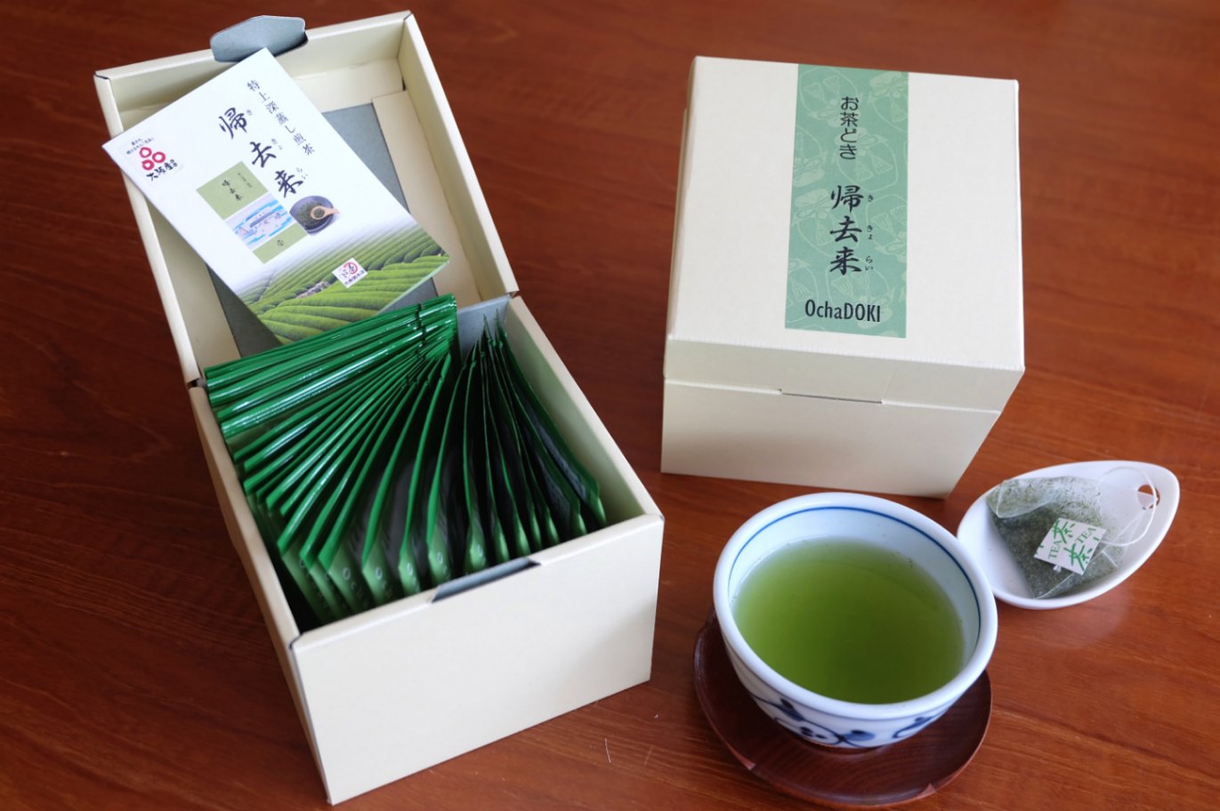茶道美談ほか お茶どき ティーバッグ 帰去来の商品説明【おちゃぷらす】