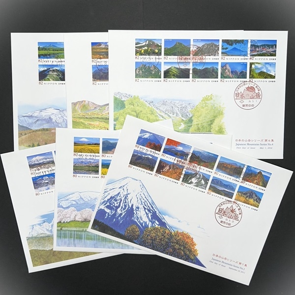 日本観光地百選 & 十選 TOURIST SERIES FDC 初日カバー 6点 日本観光地百選 & 十選 TOURIST SERIES FDC 初日カバー 6点