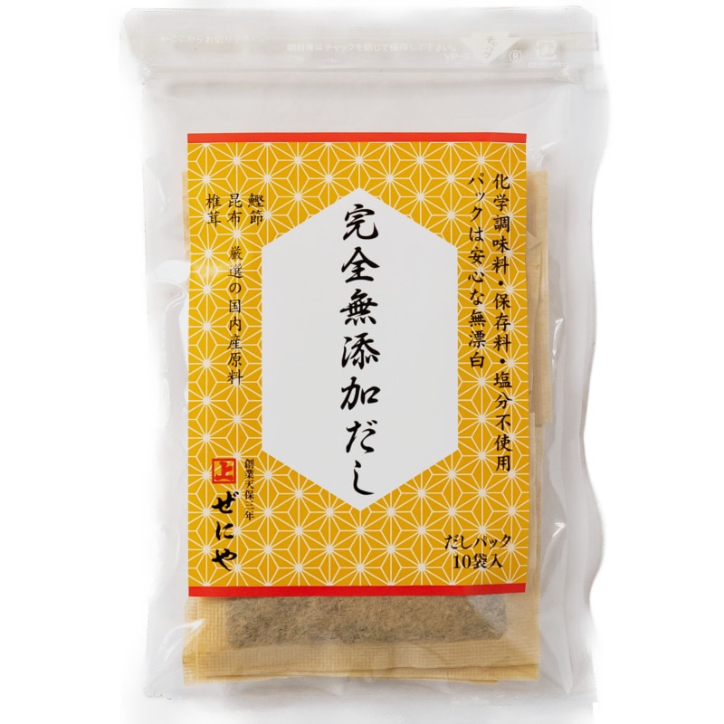 完全無添加だしパック (10g×10袋) | 削り節 Dried Bonito | 1832