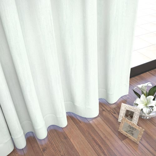 【オーダー】遮光3級裏地付 ラグジュアリー 無地の形状記憶付 CJ33325(ブルーグリーン)