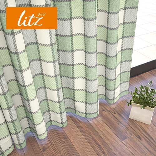 オーダー】ナチュラル ブロックチェック柄 形状記憶付 CJ28132