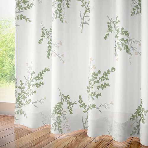 【オーダー】【EC 一部店舗限定】 ナチュラル 形状記憶付レース NK11102(アイボリー)