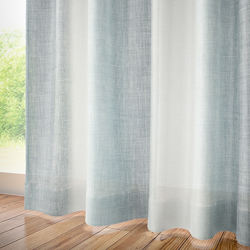 【オーダー】【EC 一部店舗限定】 ナチュラル 形状記憶付レース NK11104(ブルー)