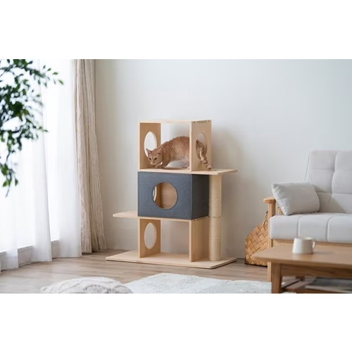 【EC限定】アイリスオーヤマ　ナチュラルキャットタワー