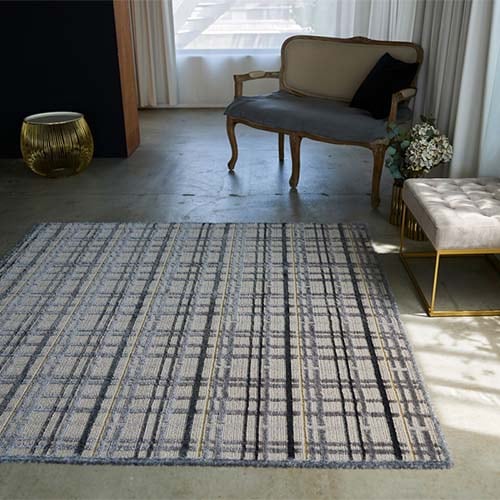 【EC限定】防ダニ アレルブロックラグ ミロワール（グレー）