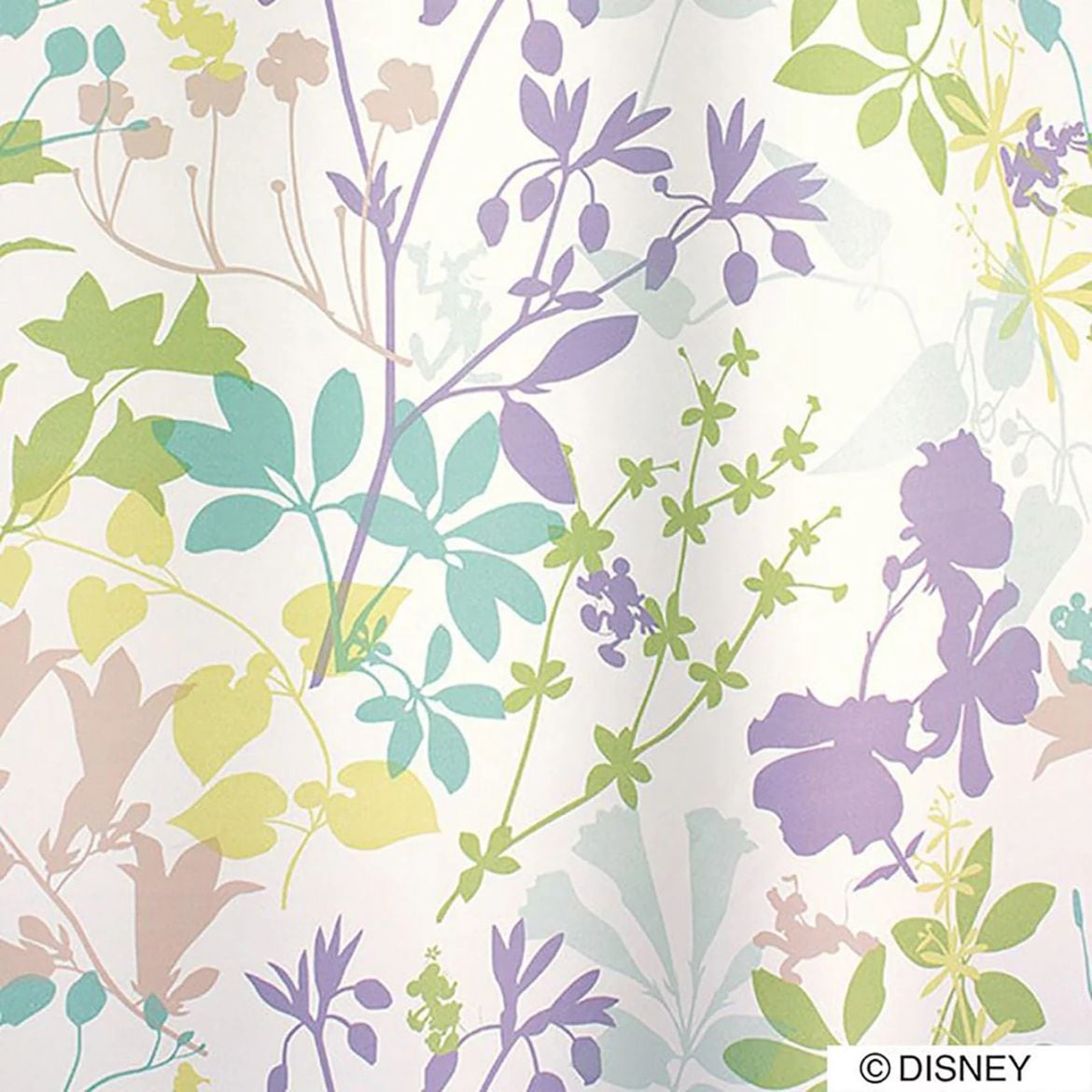 【EC限定】DISNEYディズニーホームシリーズ 遮光2級 M1053 MICKEY/Carnival/ミッキー/カーニバル（ライトブル―グリーン）