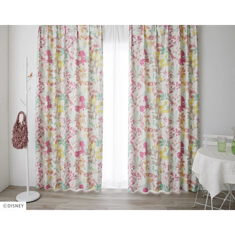 【EC限定】DISNEYディズニーホームシリーズ 遮光2級 M1054 MICKEY/Carnival/ミッキー/カーニバル（ローズ）