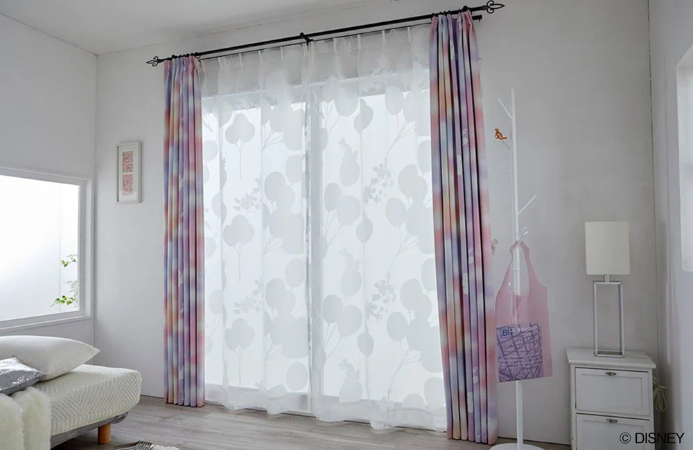 【EC限定】DISNEYディズニーホームシリーズ M1198 MICKEY/Balloon voile/ミッキー/バルーンボイル（ホワイト）