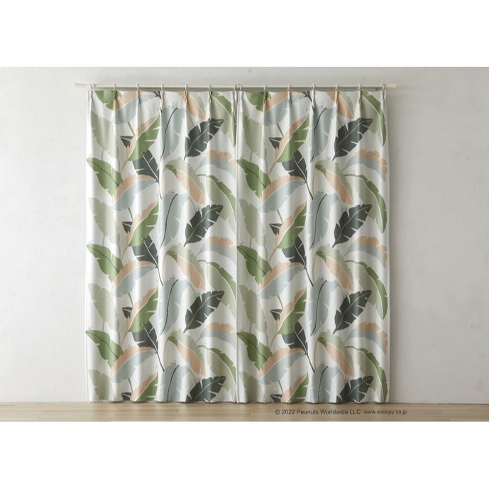 【EC限定】PEANUTS 遮光2級 P1053 SNOOPY/スヌーピー/Wild leaf/ワイルドリーフ（グリーン）