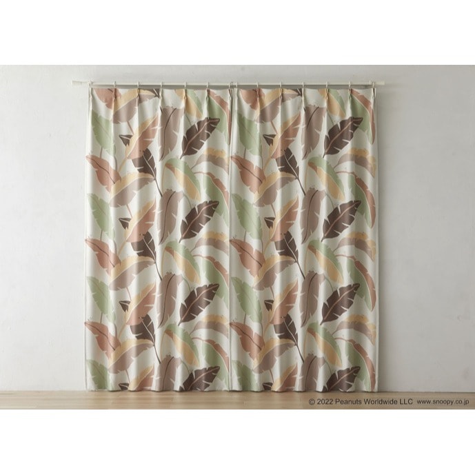 【EC限定】PEANUTS 遮光2級 P1054 SNOOPY/スヌーピー/Wild leaf/ワイルドリーフ（ピンク）