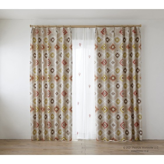 【EC限定】PEANUTS 遮光2級 P1038 SNOOPY/スヌーピー/Coast life/コーストライフ（レッド）