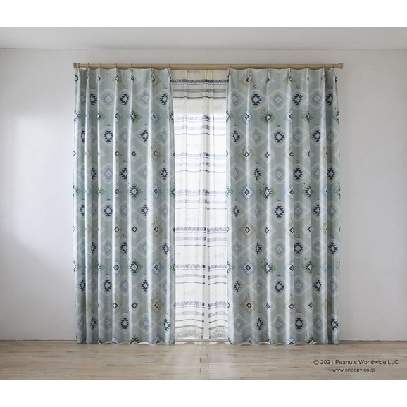 【EC限定】PEANUTS 遮光1級 P1039 SNOOPY/スヌーピー/Coast life/コーストライフ（ブルー）