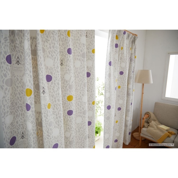 【EC限定】 遮光2級 A1001 MOOMIN/ムーミン/COLOR CIRCLE/カラーサークル（グレー）