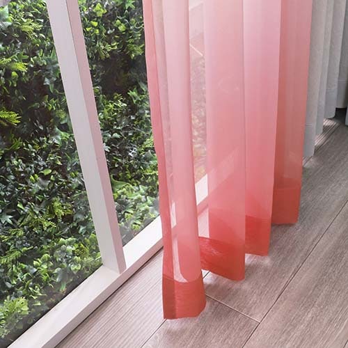 【オーダー】グラデーションが特徴の形状記憶付ボイルレース AK19201(ピンク)