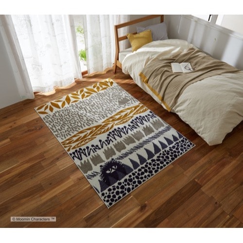 【EC限定】 MOOMIN/ムーミン/BOTANISE RUG / ボタニス ラグ(イエロー)