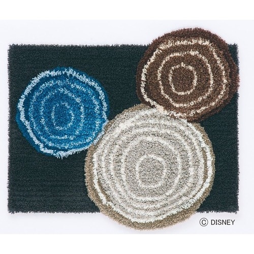 【EC限定】 DISNEYディズニーホームシリーズ DMM-4025 MICKEY / Ring MAT ミッキー / リングマット (#6 チャコールグレー)