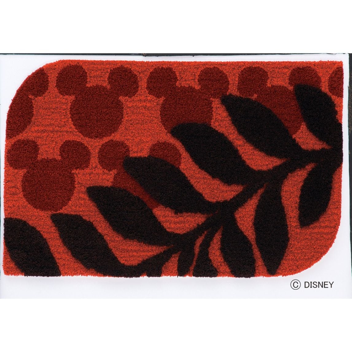 【EC限定】 DISNEYディズニーホームシリーズ DMM-4026 MICKEY / Laurel MAT ミッキー / ローレルマット (#21 ワインレッド)