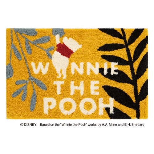 【EC限定】 DISNEYディズニーホームシリーズ DMP-4063 POOH / Plants MAT プー / プランツマット (#12 イエロー)