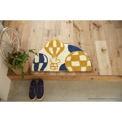 【EC限定】 SNOOPY/スヌーピー/Balloon MAT / バルーンマット（アイボリー）