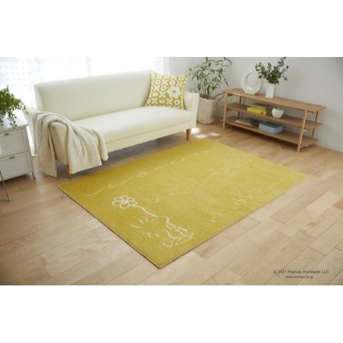 【EC限定】 SNOOPY/スヌーピー/Turf RUG / ターフラグ（イエロー）