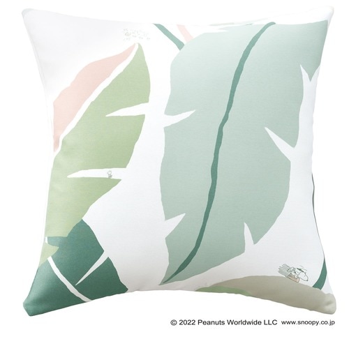【EC限定】 クッションカバー P053C SNOOPY/スヌーピー/Wild leaf / ワイルドリーフ