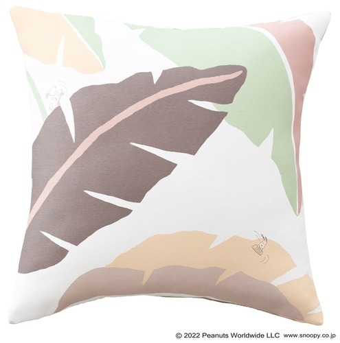 【EC限定】クッションカバー P054C SNOOPY/スヌーピー/Wild leaf / ワイルドリーフ