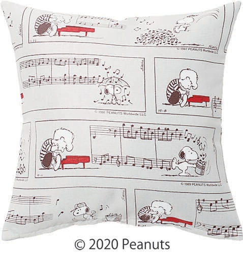 【EC限定】 クッションカバー P013C SNOOPY/スヌーピー/Schroeder & Piano/シュローダー＆ピアノ 